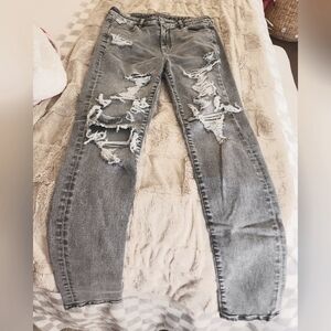 Women's Distressed American Eagle Jegging